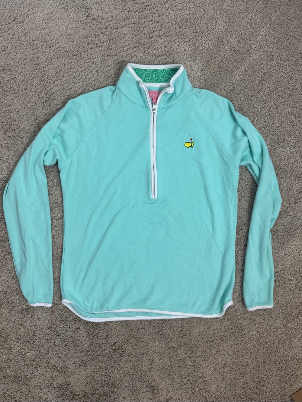 Masters Magnolia Lane Tech Quarter Zip Pullover size Medium